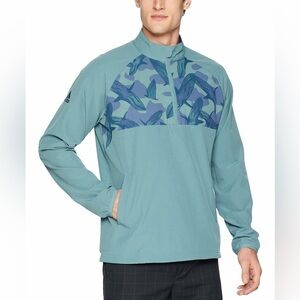 EUC Men’s Adidas Golf Pullover Windbreaker Jacket Small